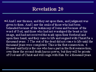 Revelation 20